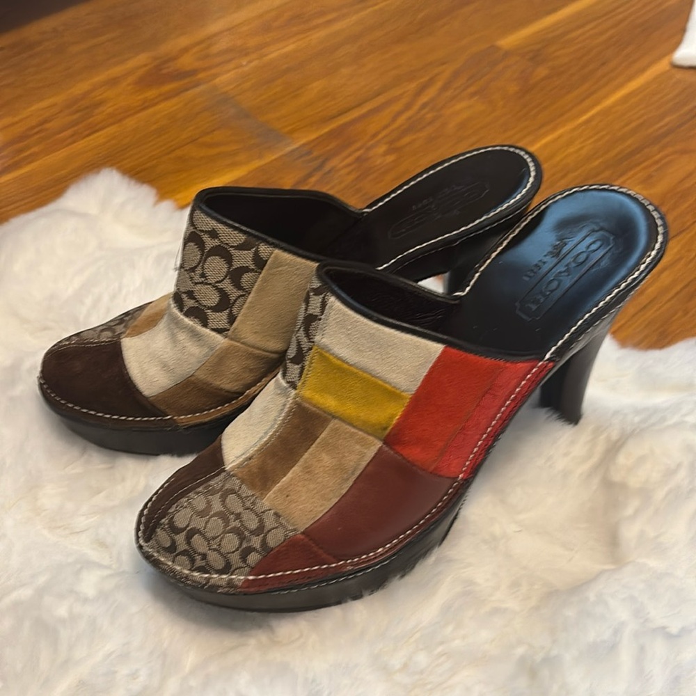 Vintage Coach Clogs